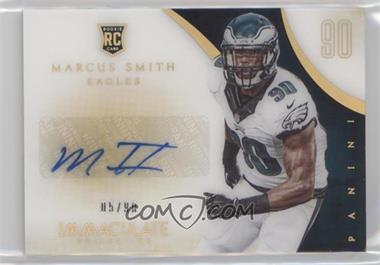 2014 Panini Immaculate Collection - [Base] - Acetate Numbers #157 - Rookie Autographs - Marcus Smith /90