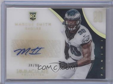 2014 Panini Immaculate Collection - [Base] - Acetate Numbers #157 - Rookie Autographs - Marcus Smith /90