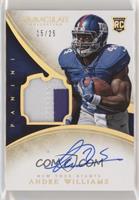 Andre Williams #/25