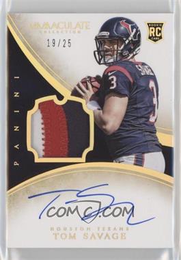 2014 Panini Immaculate Collection - [Base] - Gold #136 - Tom Savage /25