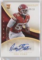 Rookie Autographs - Dee Ford #/10