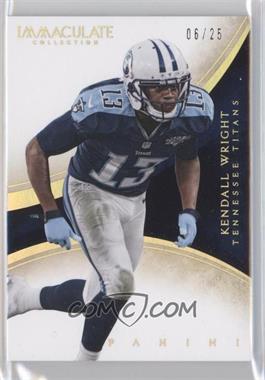 2014 Panini Immaculate Collection - [Base] - Gold #25 - Kendall Wright /49