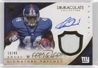 Andre Williams #/49