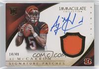 AJ McCarron #/49