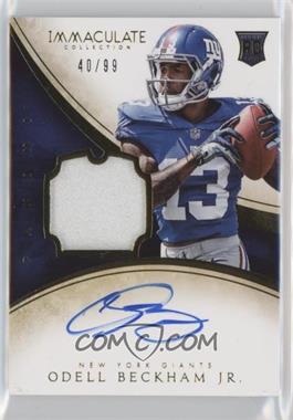 2014 Panini Immaculate Collection - [Base] #107 - Odell Beckham Jr. /99
