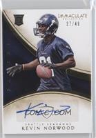 Rookie Autographs - Kevin Norwood #/49