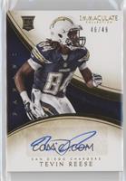 Rookie Autographs - Tevin Reese #/49