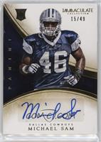 Rookie Autographs - Michael Sam #/49