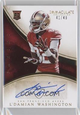 2014 Panini Immaculate Collection - [Base] #199 - Rookie Autographs - L'Damian Washington /49
