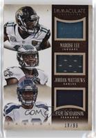 Jordan Matthews, Marqise Lee, Paul Richardson [EX to NM] #/99