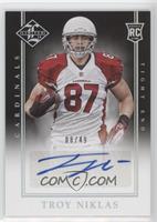 Rookie Signatures - Troy Niklas #/49