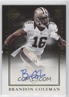 Rookie Signatures - Brandon Coleman #/99