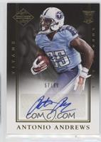 Rookie Signatures - Antonio Andrews #/99