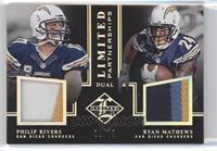 Philip Rivers, Ryan Mathews [Noted] #/25