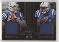 Andrew Luck, Donte Moncrief #/49