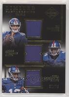 Andre Williams, Eli Manning, Odell Beckham Jr. #/75