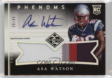 2014 Panini Limited - Rookie Phenoms - Silver Spotlight #190 - Level 2 - Asa Watson /49