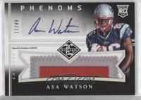 Level 2 - Asa Watson #/49