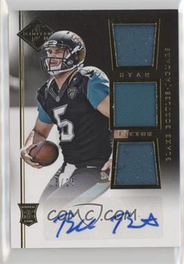 2014 Panini Limited - Rookie Star Factor Triple Materials Autographs #RSF-BB - Blake Bortles /25