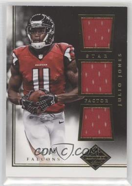 2014 Panini Limited - Star Factor Triple Materials #SF-JJ - Julio Jones /15