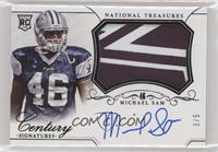 Rookie Patch Century Materials Signatures - Michael Sam #/5