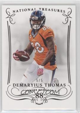 2014 Panini National Treasures - [Base] - Century Black #90 - Demaryius Thomas /5