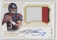 Rookie Patch Century Materials Signatures - Tom Savage [Noted] #/10