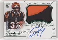 Rookie Patch Century Materials Signatures - Jeremy Hill #/32