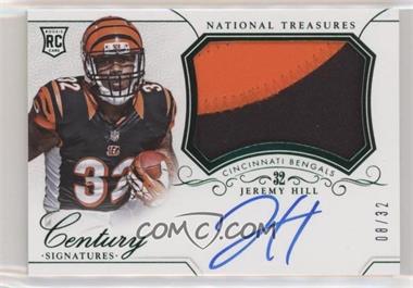 2014 Panini National Treasures - [Base] - Century Numbers #290 - Rookie Patch Century Materials Signatures - Jeremy Hill /32