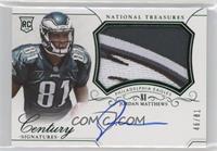 Rookie Patch Century Materials Signatures - Jordan Matthews #/81