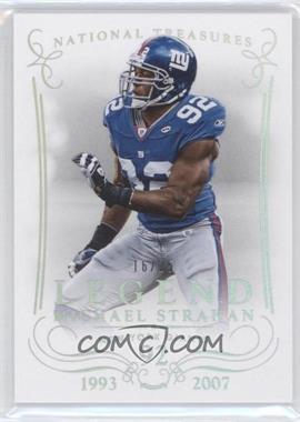 2014 Panini National Treasures - [Base] - Century Silver #106 - Legend - Michael Strahan /25