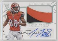 Rookie Materials Signatures - James Wright #/25