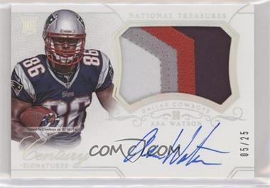 2014 Panini National Treasures - [Base] - Century Silver #307 - Rookie Patch Century Materials Signatures - Asa Watson /25