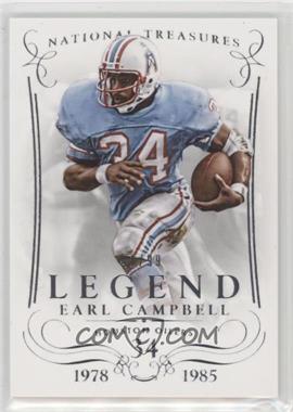 2014 Panini National Treasures - [Base] #145 - Legend - Earl Campbell /99