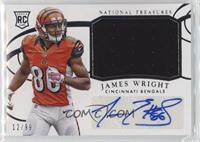 Rookie Materials Signatures - James Wright #/99