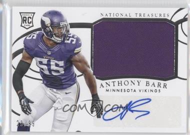 2014 Panini National Treasures - [Base] #265 - Rookie Materials Signatures - Anthony Barr /99