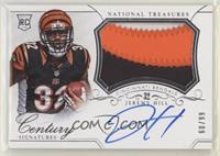 Rookie Patch Century Materials Signatures - Jeremy Hill #/99