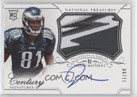 Rookie Patch Century Materials Signatures - Jordan Matthews #/99