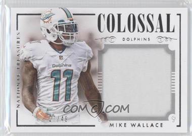 2014 Panini National Treasures - Colossal #C-MW - Mike Wallace /49