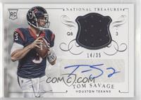 Tom Savage #/35