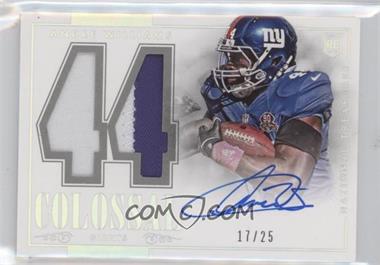 2014 Panini National Treasures - Rookie Colossal Signatures - Jersey Numbers Prime #RCN-WI - Andre Williams /25
