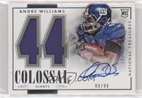 Andre Williams [EX to NM] #/99