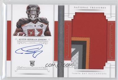 2014 Panini National Treasures - Rookie Jumbo Signature Booklets Vertical - Prime #RJ-AS - Austin Seferian-Jenkins /99