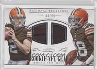 Johnny Manziel, Terrance West #/99