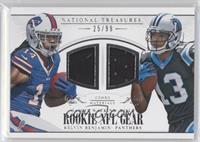 Kelvin Benjamin, Sammy Watkins #/99