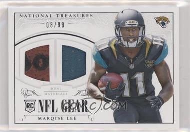 2014 Panini National Treasures - Rookie NFL Gear Materials - Dual #RGD-ML - Marqise Lee /99