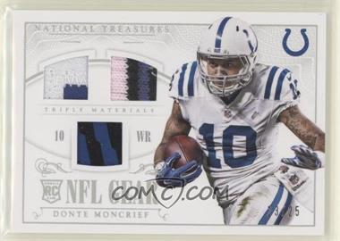 2014 Panini National Treasures - Rookie NFL Gear Materials - Triple Prime #RGD-DM - Donte Moncrief /25