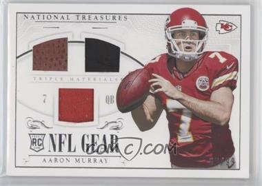 2014 Panini National Treasures - Rookie NFL Gear Materials - Triple #RGD-AM - Aaron Murray /99