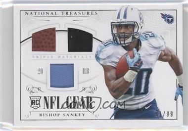 2014 Panini National Treasures - Rookie NFL Gear Materials - Triple #RGD-BS - Bishop Sankey /99