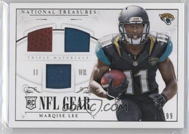 2014 Panini National Treasures - Rookie NFL Gear Materials - Triple #RGD-ML - Marqise Lee /99